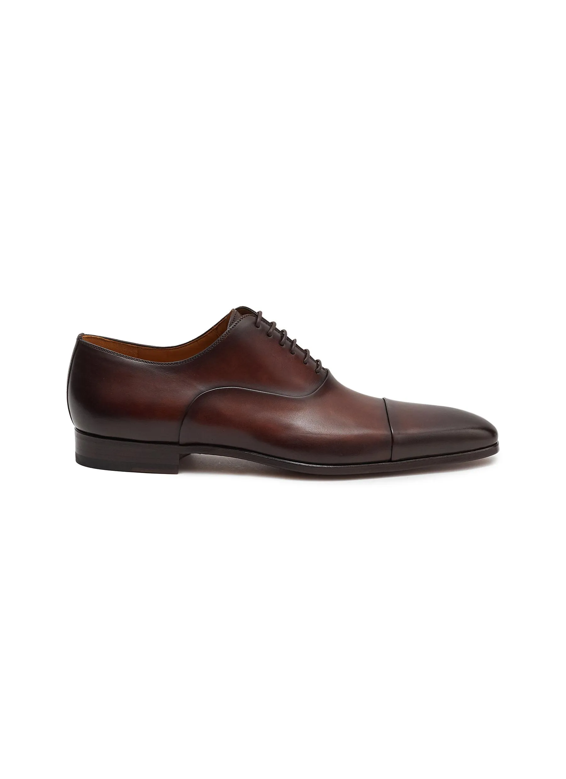 -----------MAGNANNI  ---- ------------ ----Cap Toe 6-Eyelet Leather Oxford Shoes --
