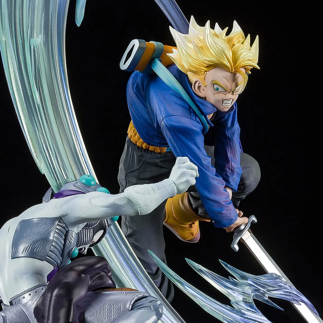 Bandai Figuarts Zero Dragon Ball Z Extra Battle Super Saiyan Trunks The Second Super Saiyan Figure (blue)