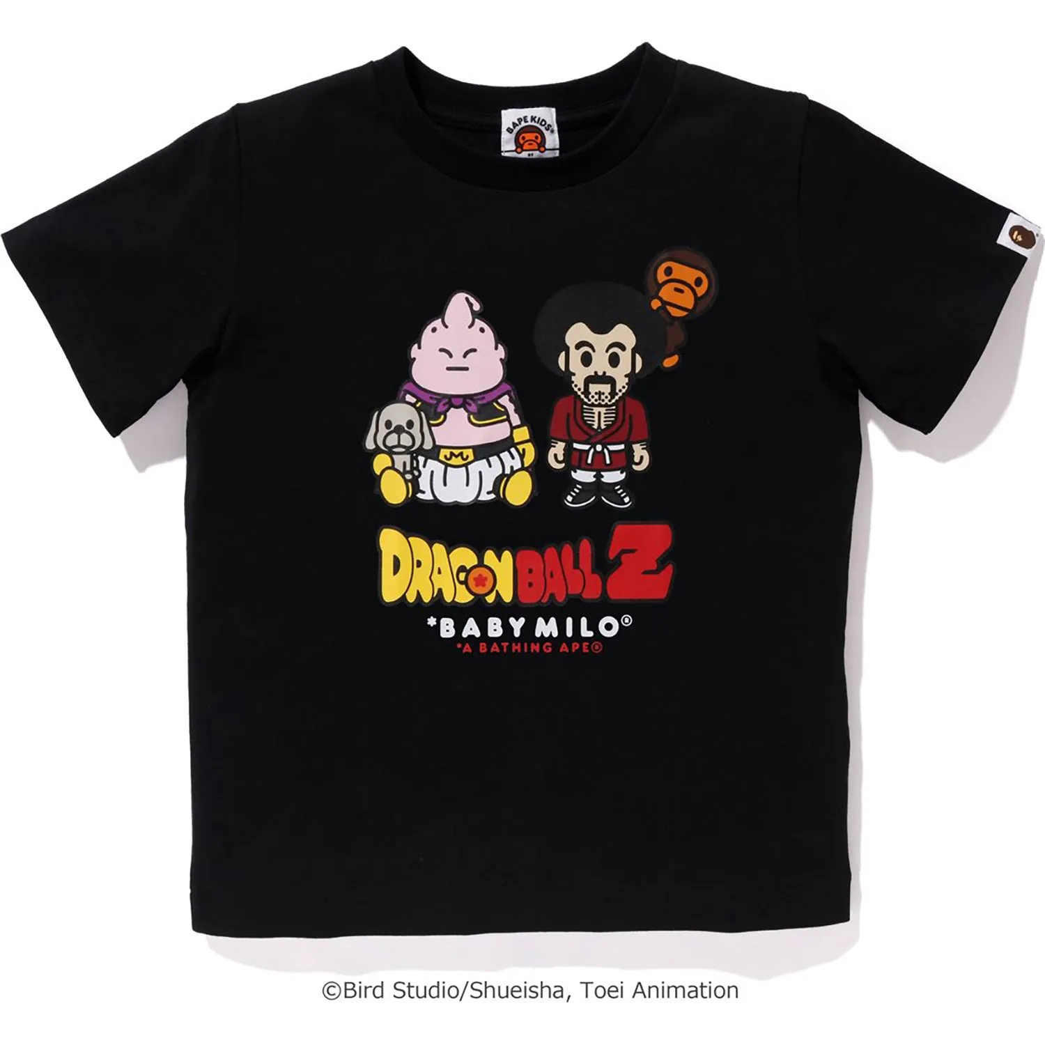 BAPE X DRAGON BALL Z MAJIN BUU & MR. SATAN BABY MILO TEE KIDS