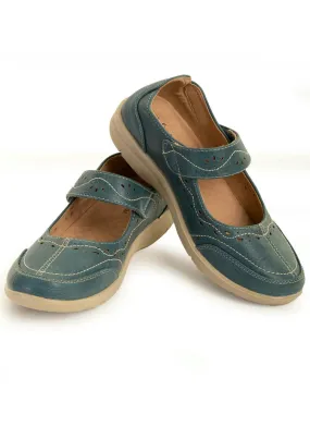Blue Mary Jane Shoe