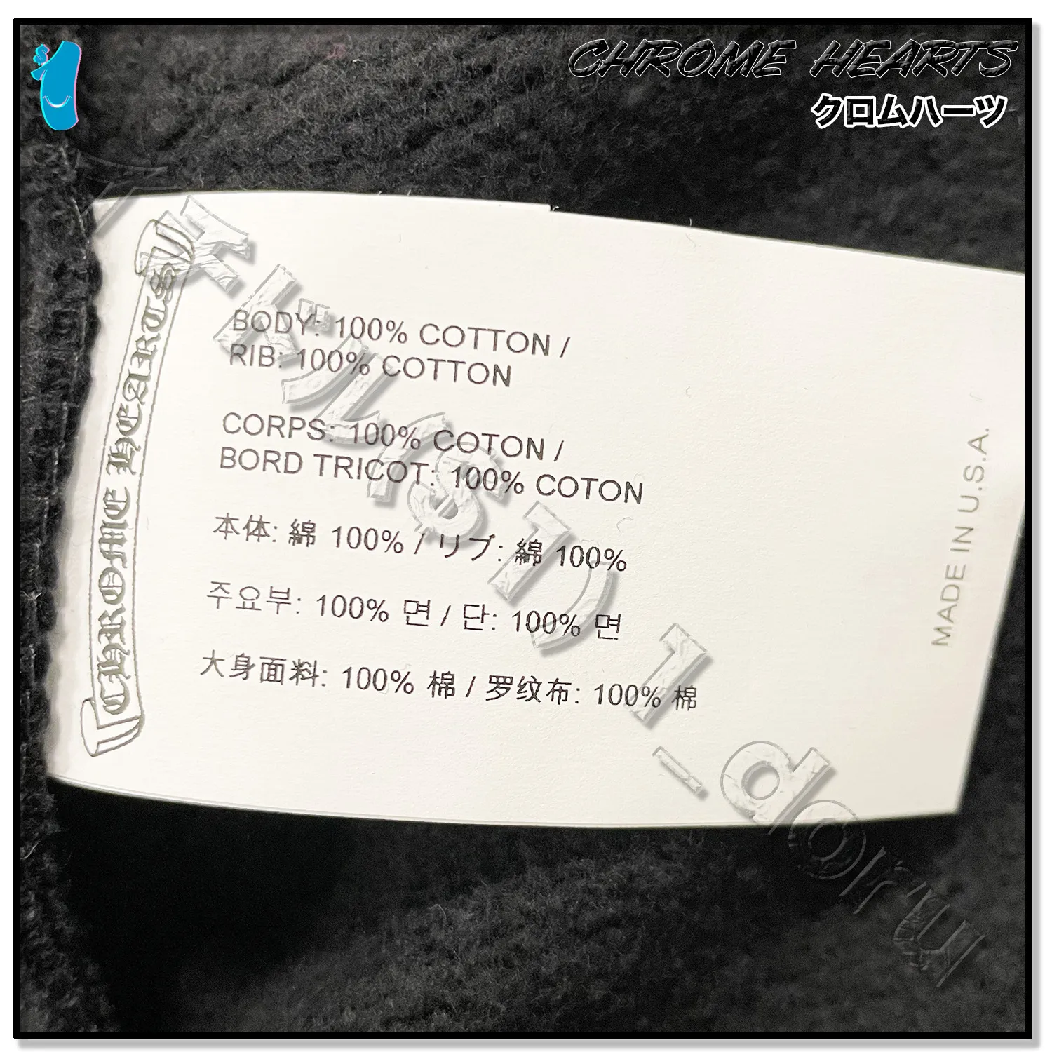 CHROME HEARTS  |Unisex Street Style Cotton Logo Hoodies