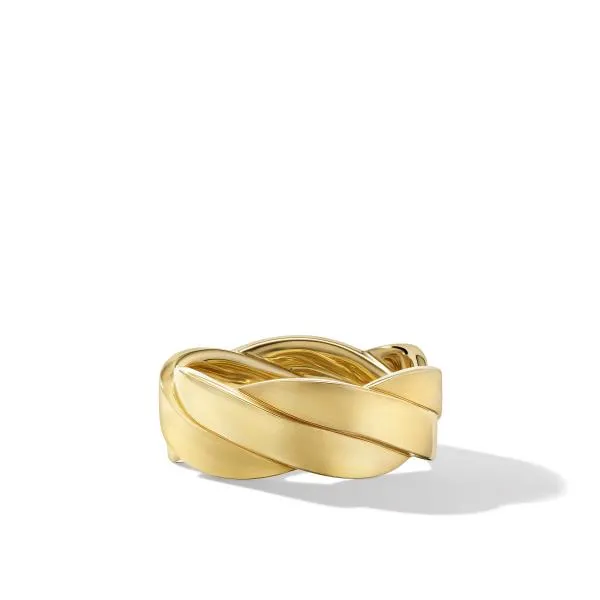 DY Helios Band Ring in 18K Yellow Gold