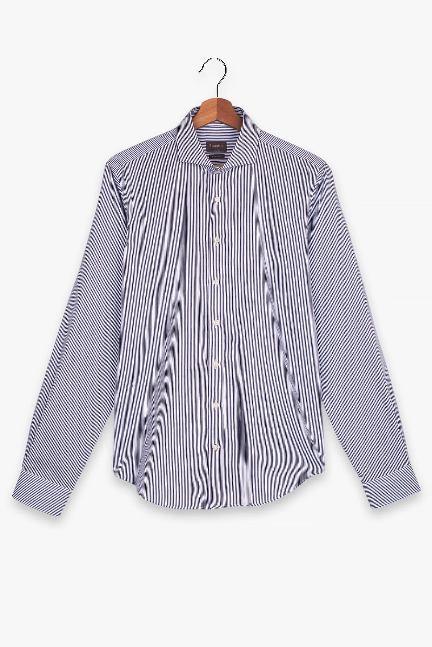Firenze Essentials Twill Man Shirt Blue White Non Iron