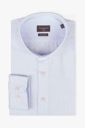 Firenze Essentials Twill Man Shirt White Black Non Iron