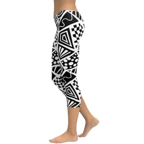 Geometric Shape Capris