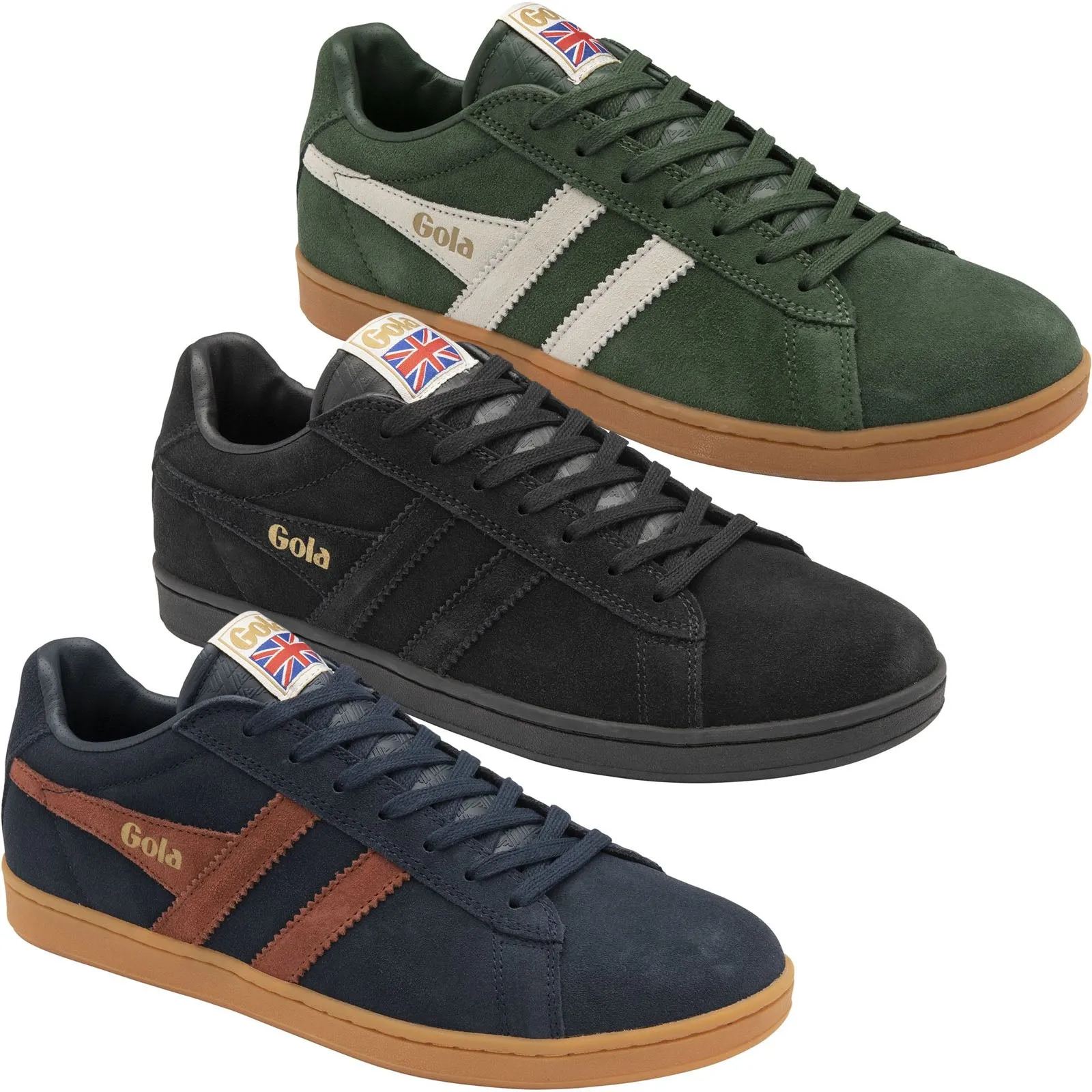 Gola Classics Mens Equipe Suede Low Rise Trainers