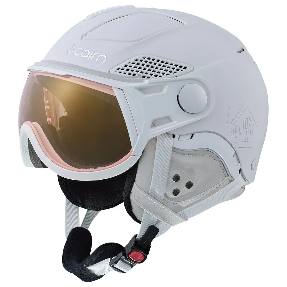 Helmet w/ visor Cairn ---Helios Evolight Nxt Mat White