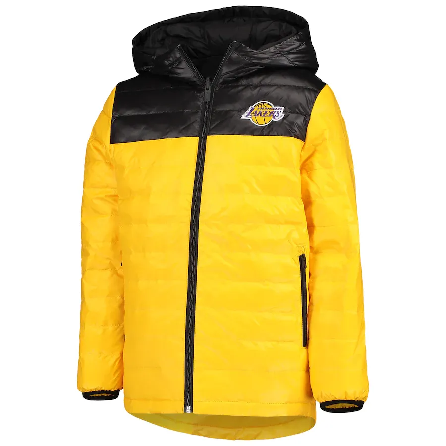Los Angeles Lakers Reversible Puffer Jacket - The Puffer jackets