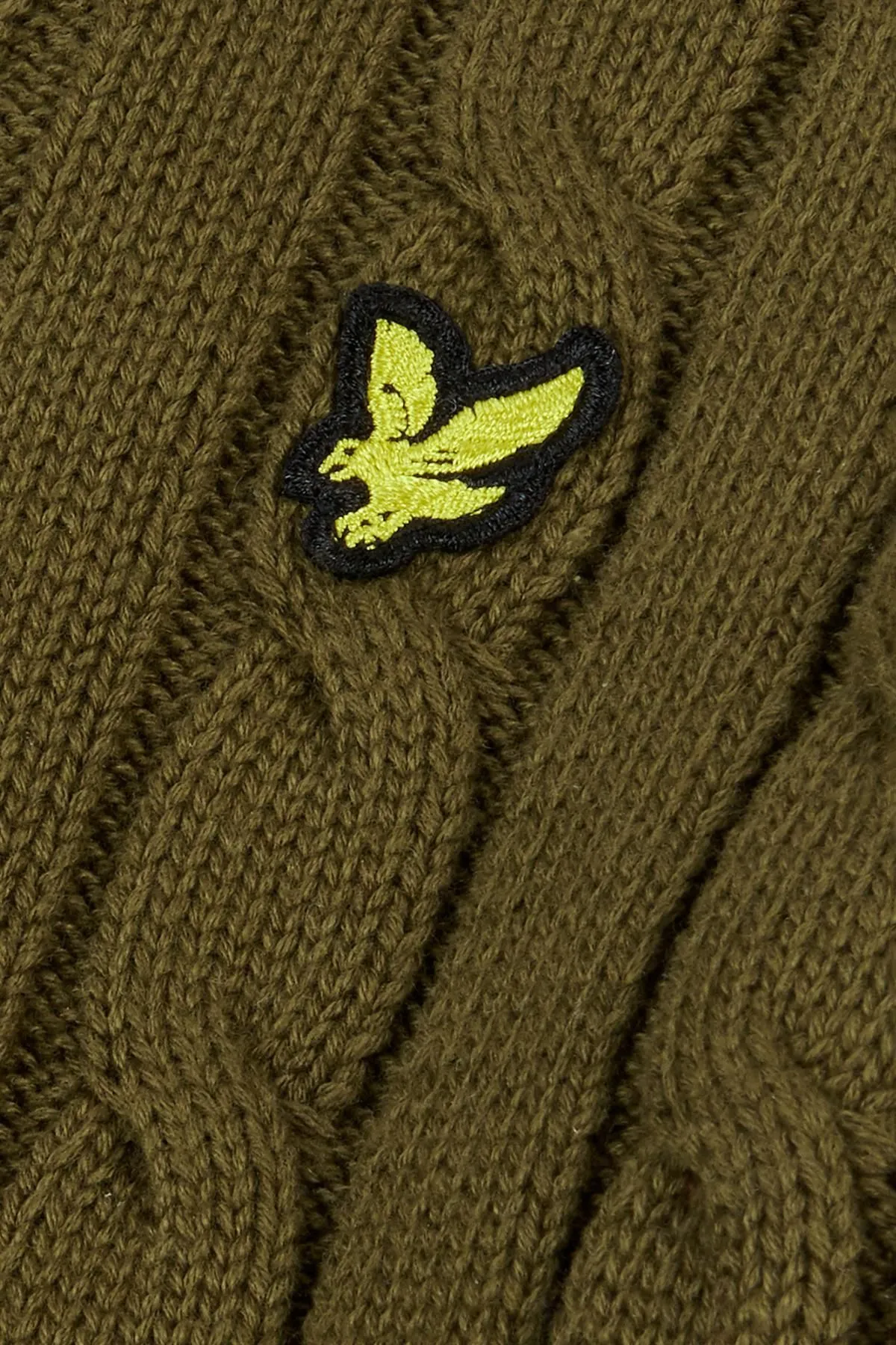 Lyle And Scott Boys Knitted Jumper Khaki