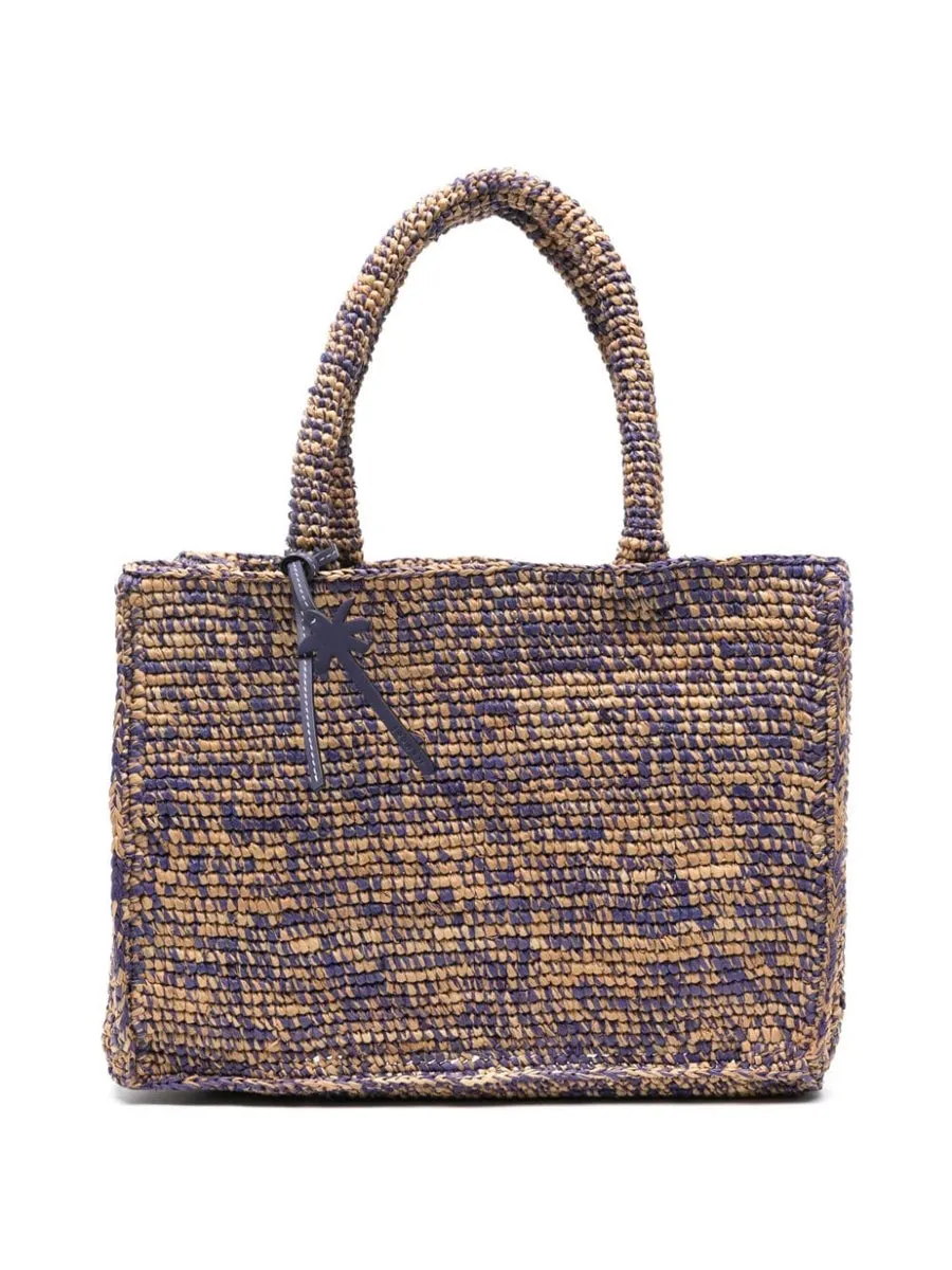 Manebi    Manebi Sunset Small Raffia Tote Bag