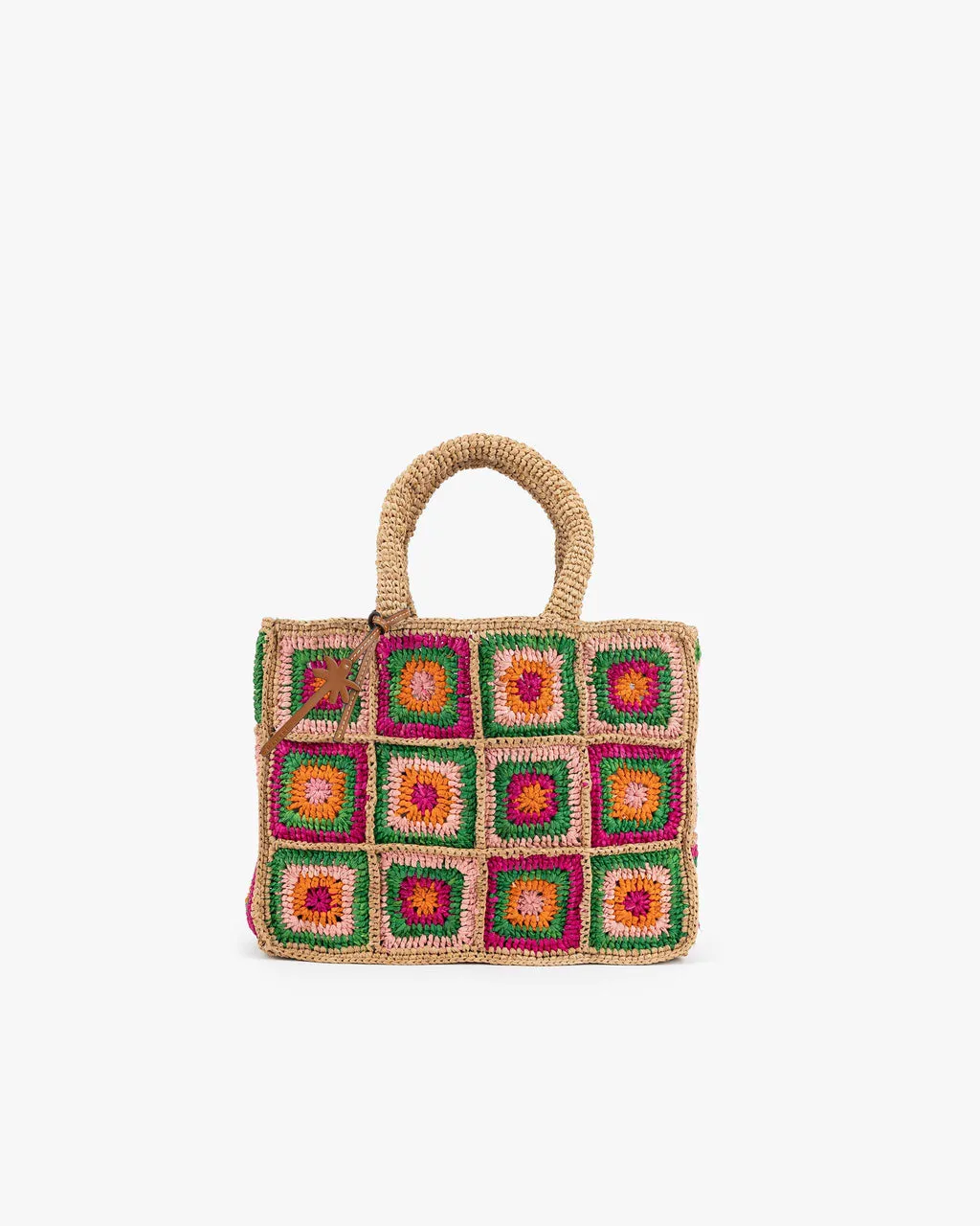 MANEBI 'Sunset' Raffia  Bag