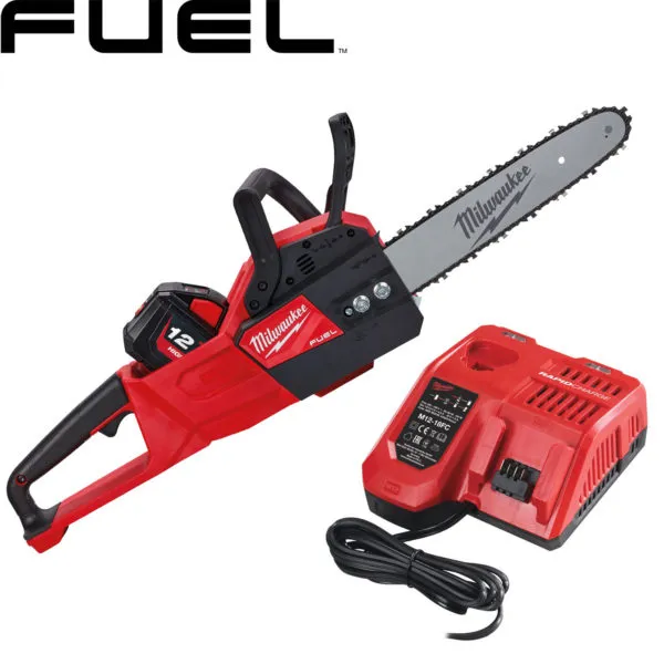 Milwaukee M18FCHSC 18V Fuel 30cm Chainsaw c/w 1x 12.0Ah Batt