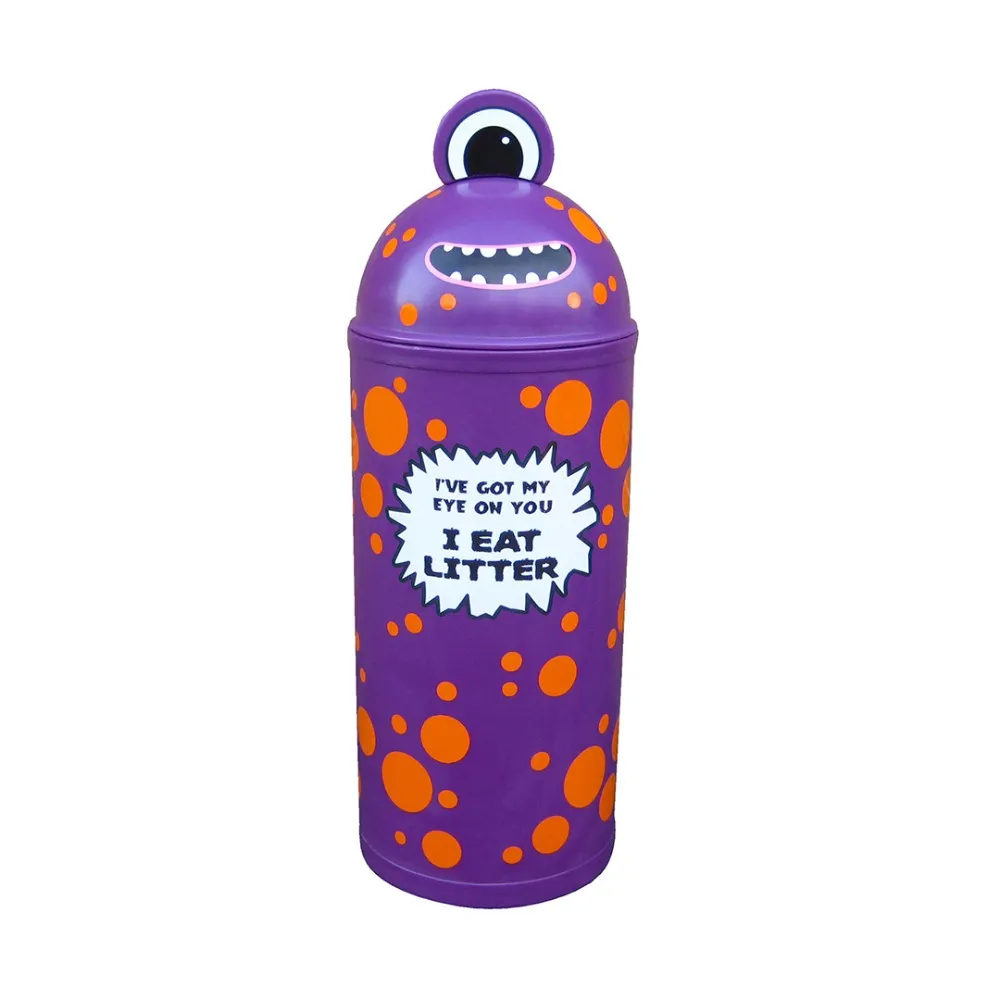 Monster Litter Bin For Schools 42 - 52 Litres