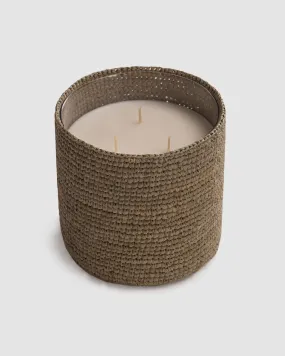 Scented candle in a basket Manebi Mediterranean V77CS-v77