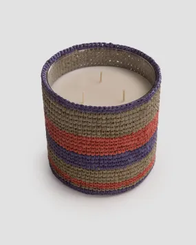 Scented candle in a basket Manebi Mediterranean V90CS-v90
