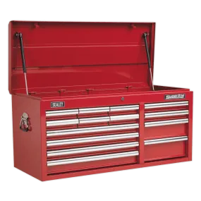Sealey AP41149 Topchest 14 Drawer with Ball Bearing Slides Heavy-Duty - Red