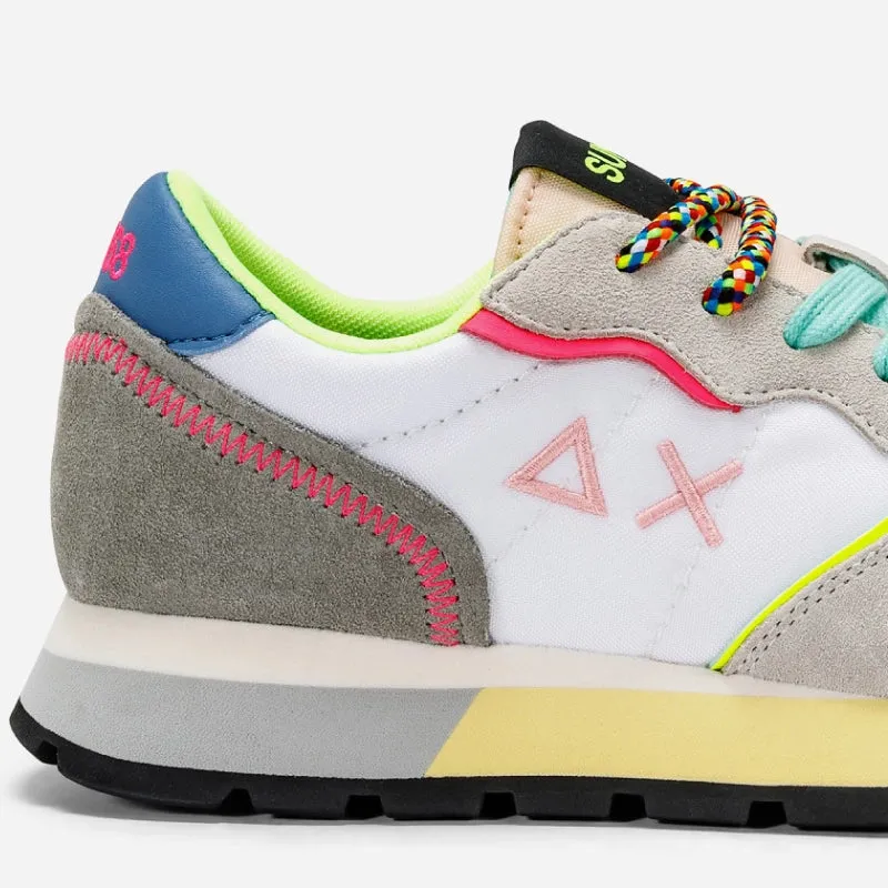 Sun68 Ally Color Explosion Bianco Sneakers