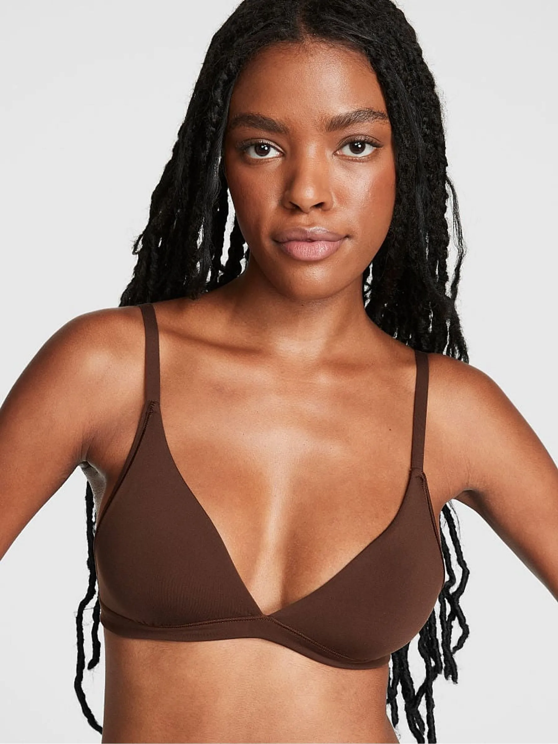 Victoria's Secret PINK Ganache Nude Triangle Bralette