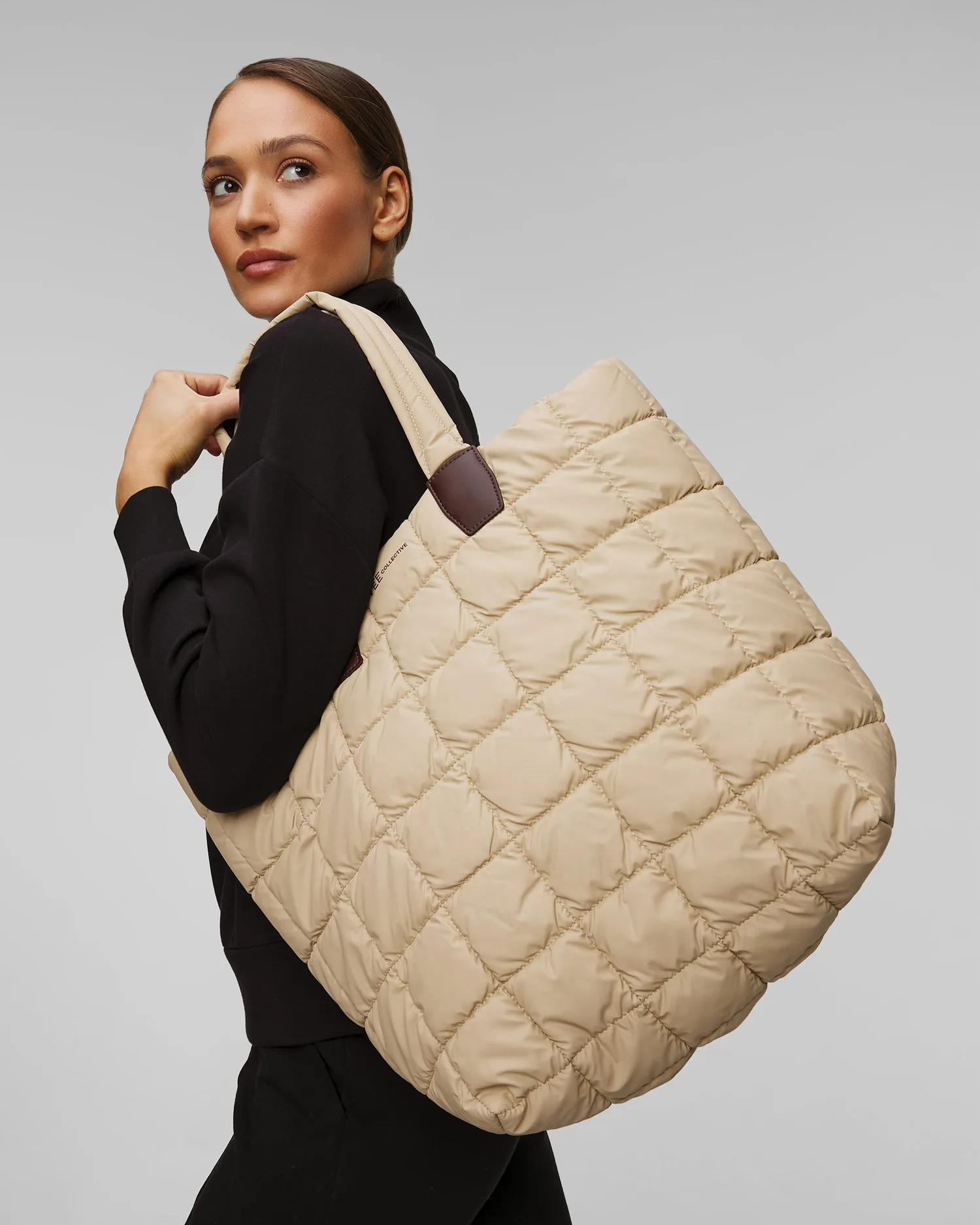 Women's bag Vee Collective Porter Shopper beige 126202399-yellow